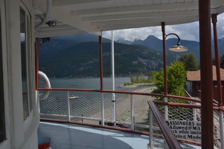 Aboard the SS Moyie sternwheeler